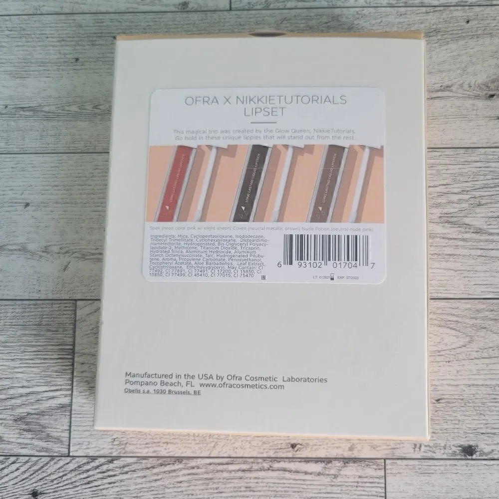 Ofra x Nikkie Tutorials liquid lipstick set